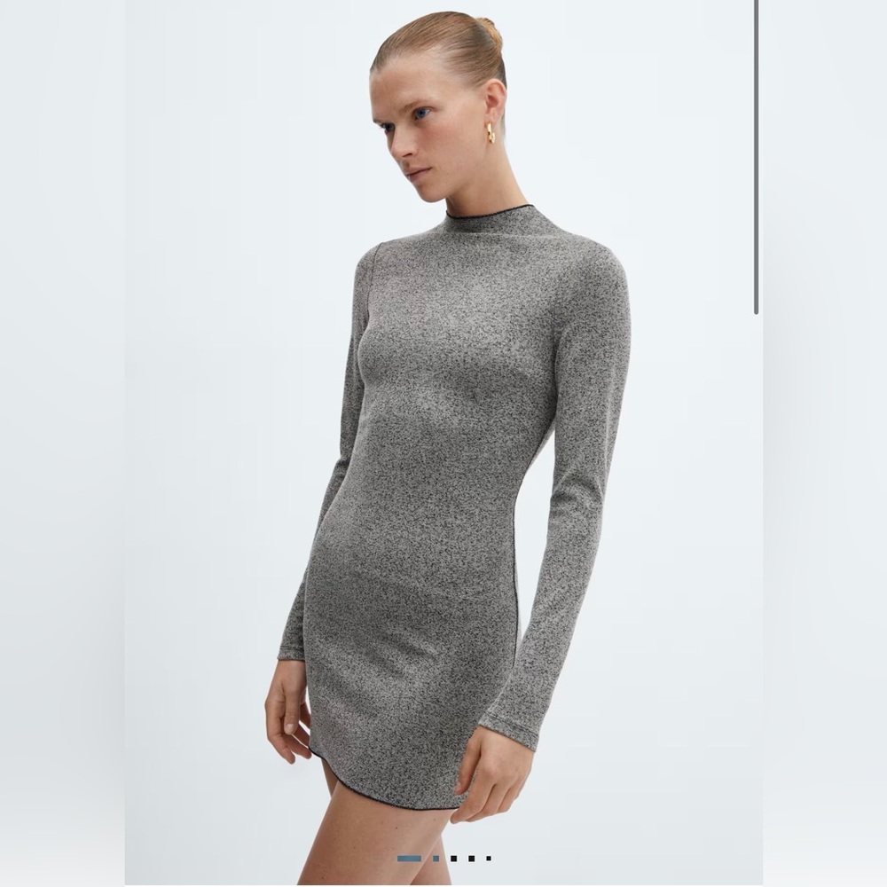 Mango Zip Knit dress